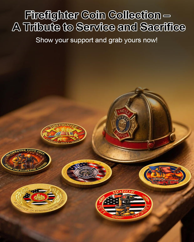 Firefighter Rescue Duty Honor Coin