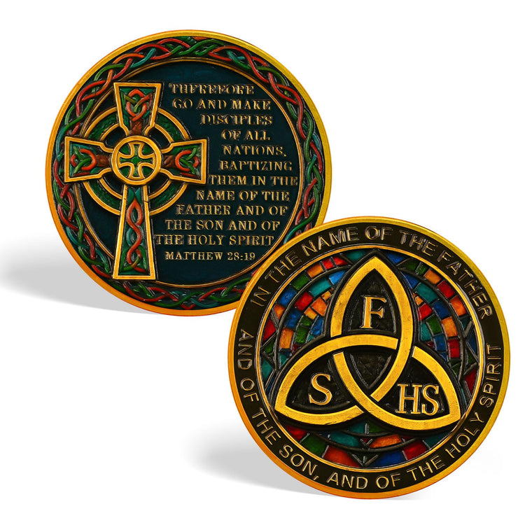 Sacred Christian Challenge Coin
