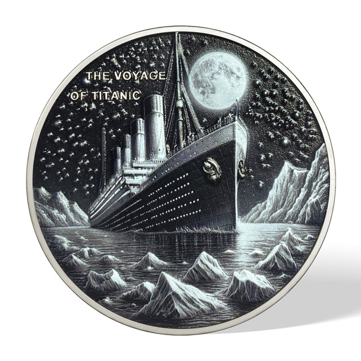 Titanic Cruise Artwork Never Sinking Cruise Ship Commemorative Coins