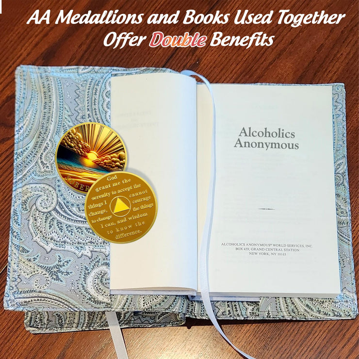 Recovery Sunrise Addiction Reborn from Dark Sobriety Coin