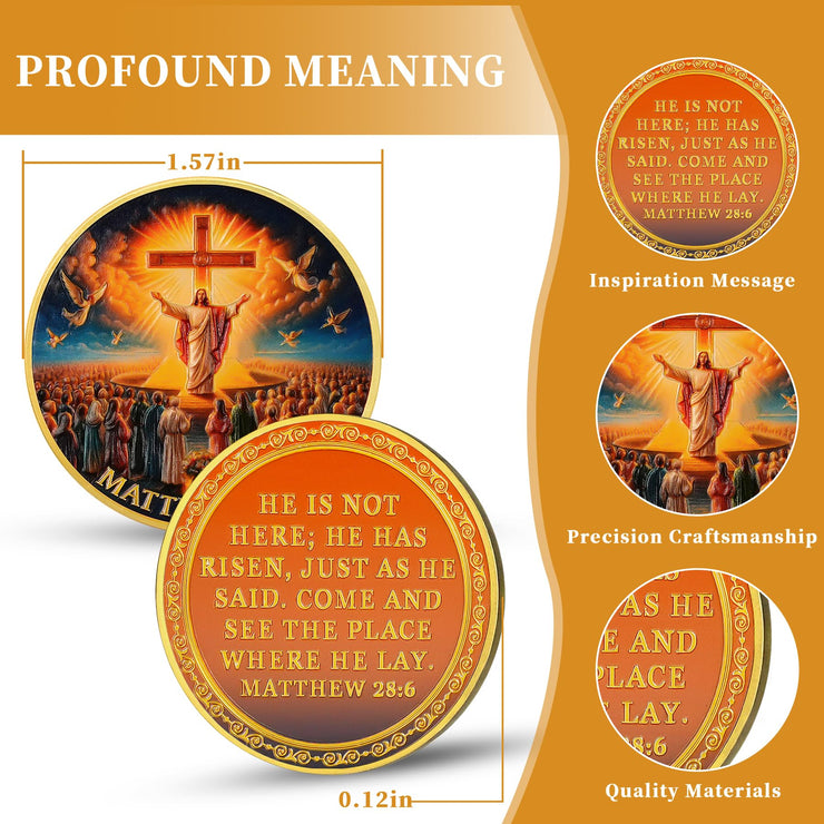 Jesus Religious Challenge Coin