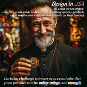 Spiritual Choice Christian Challenge Coin