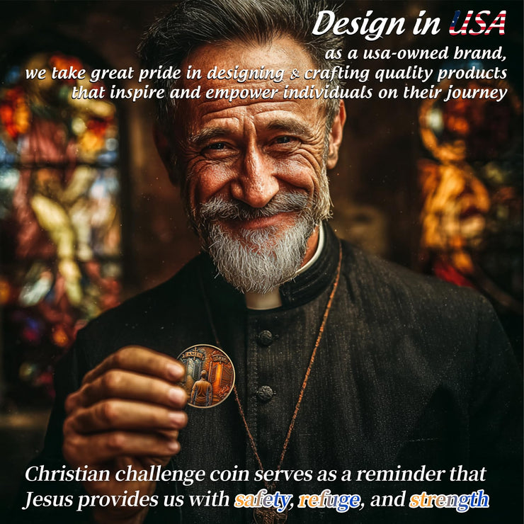 Spiritual Choice Christian Challenge Coin