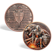 Knight & Lion Christian Challenge Coin