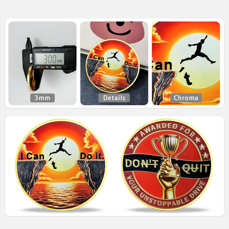 I CAN Motivational Challenge Sobriety Coin