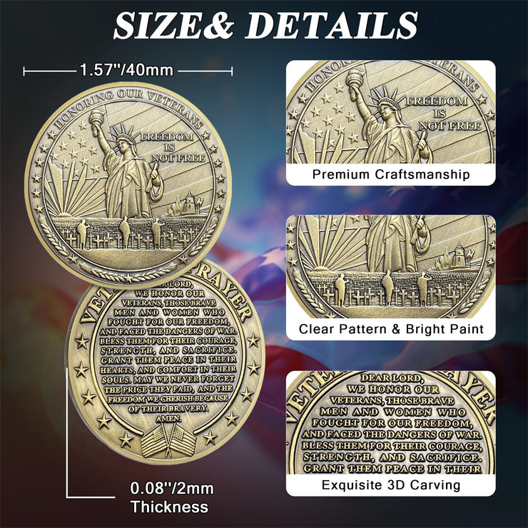 Veterans Military Challenge Coins