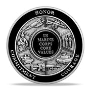 USMC and Its Core Values Patriotic Military Challenge Coin