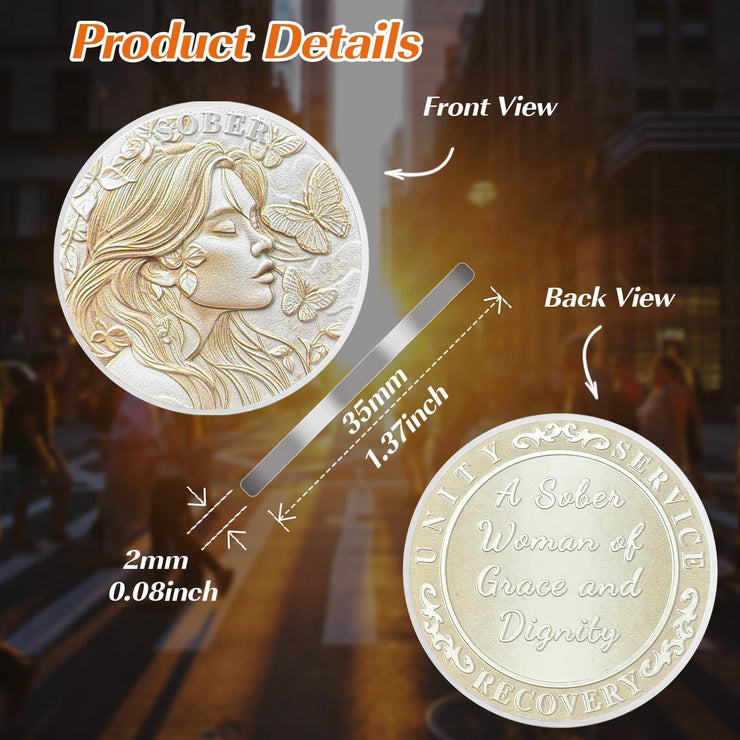 Sober Self Growth Sobriety Coin