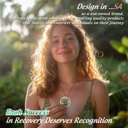 Pretty May Lily of The Valley Birth Flower Sobriety Coin