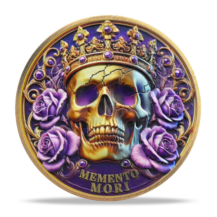 Your Time is Limited Inspirational Stoicism Memento Mori Coin