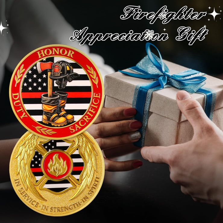 First Responder Firefighter Challenge Coin