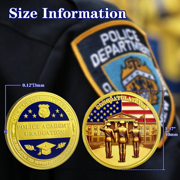 Police Graduation Gifts Coin