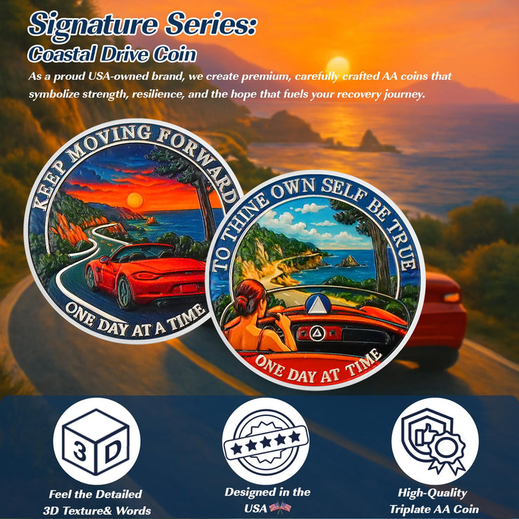 Coastal Drive Sobriety Coin
