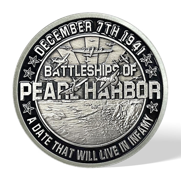 AtSKnSK USS Arizona Remember Pearl Harbor Challenge Coin Memorial Coin