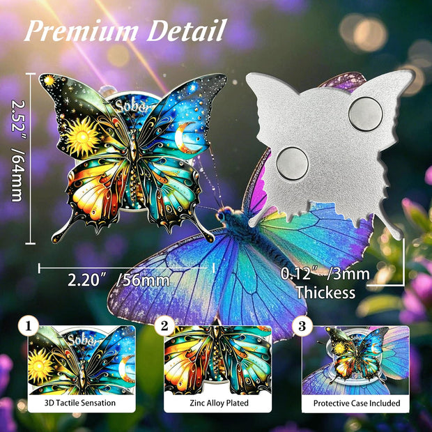 Butterfly Sobriety Fridge Magnet