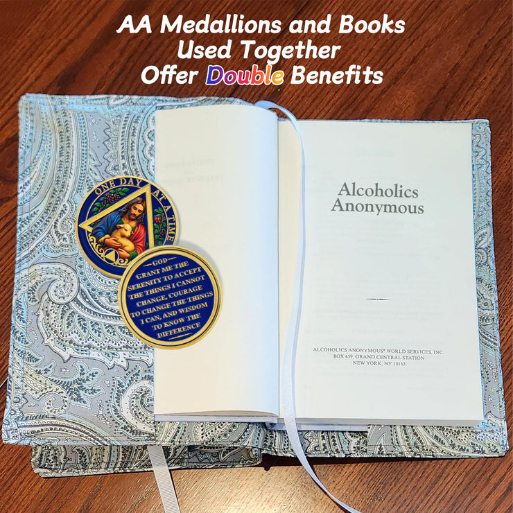 Personalized The Good Shepherd Blessing Sobriety Coin