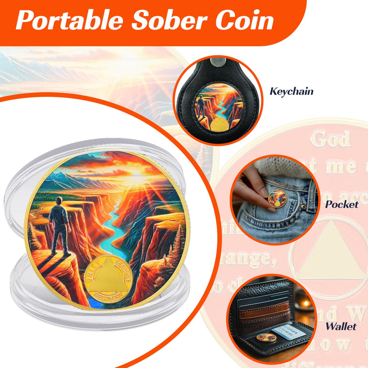 Canyon of Strength Sobriety Coin