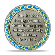 Inspirational Angel and Virgin Mary Annunciation Angel Religious Coin