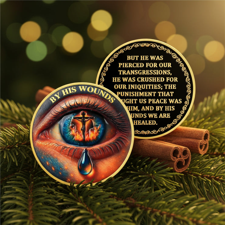 Tears of Redemption Challenge Coin Religious Coin
