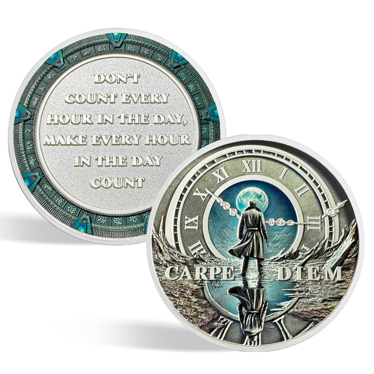 Memento Mori Carpe Diem Challenge Coin
