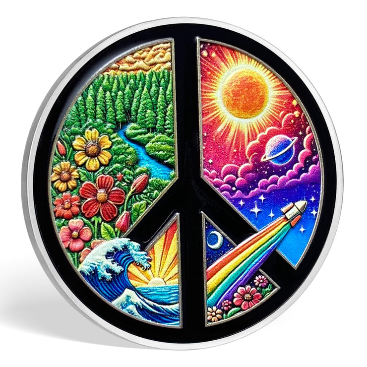 Nature Harmony & Universal Love Environmental Peace Coin