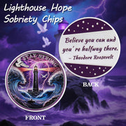Guiding Lighthouse Sobriety Coin