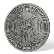 No Pain No Gain Inspiring Coin