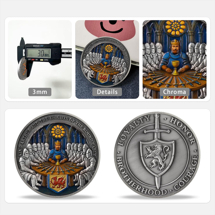 Knights' Roundtable Knights Templar Challenge Coin