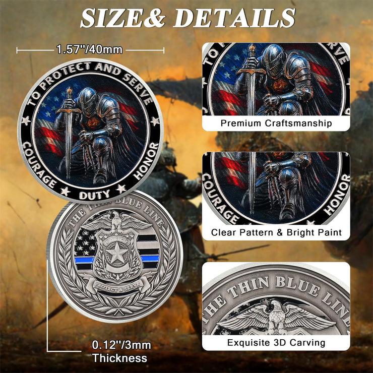 Knight Guardian Challenge Coin
