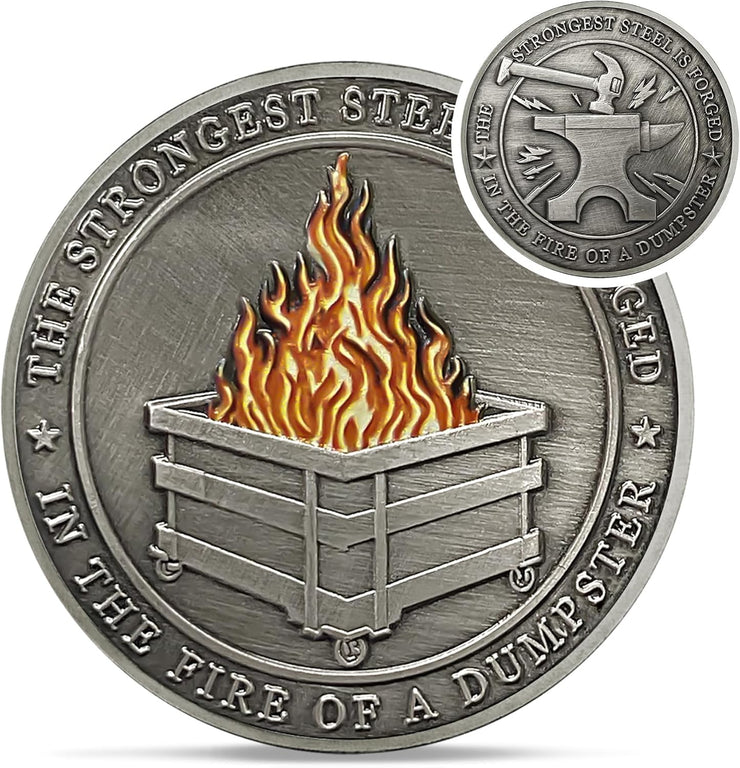 Dumpster Fire Challenge Coin