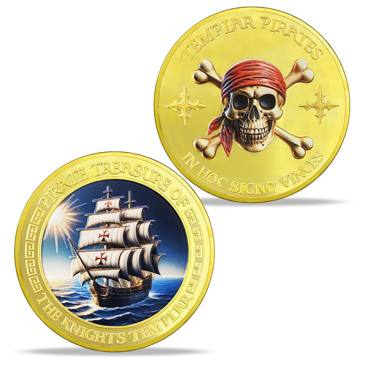 Legendary Treasure Pirates Challenge Coin