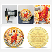 Jesus and Angels Divine Messenger Religious Coin