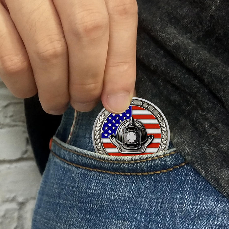 Firefighter Rescue Challenge Coin