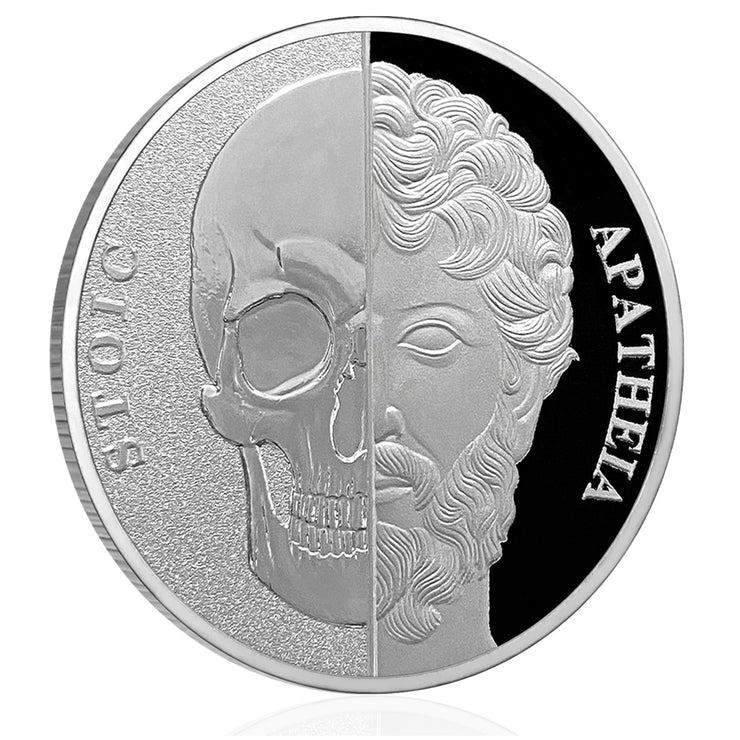 Memento Mori Coin Stoic  Inspirational Reminder Coin