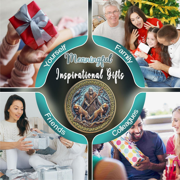 Viking Odin  Longship Coin