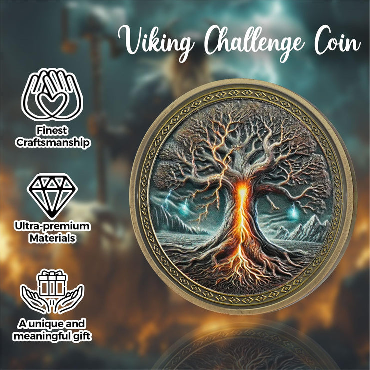 Vikings Yggdrasil Challenge Coin