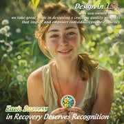 Pretty March  Daffodil Birth Flower Sobriety Coin
