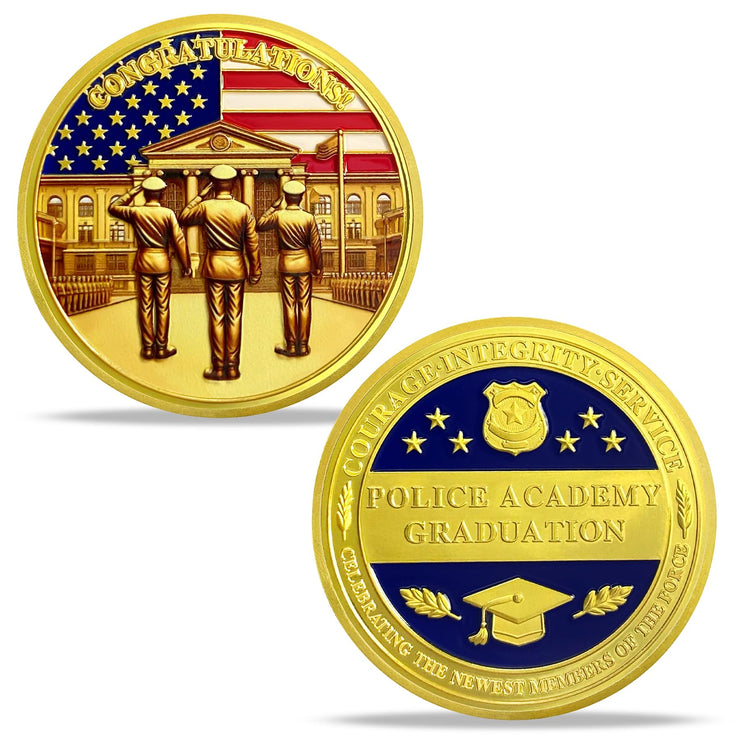 Police Graduation Gifts Coin