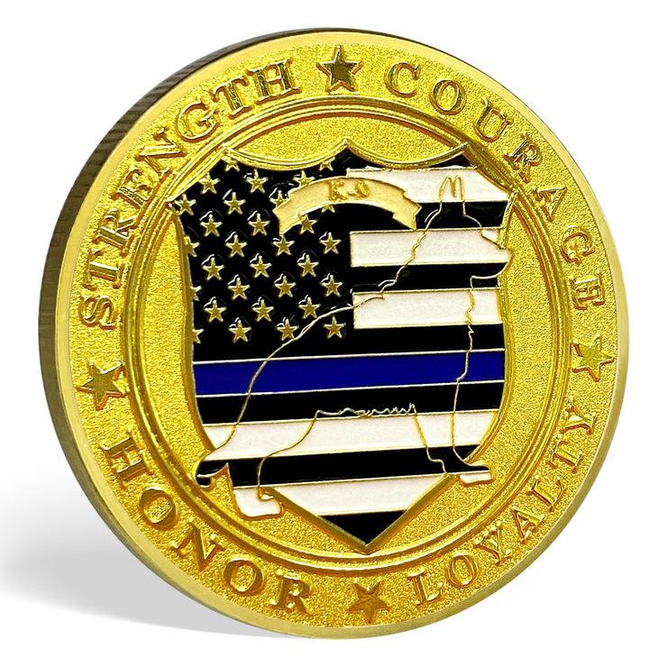 K9 Police Challenge Coin Law Enforcement Tribute Coin