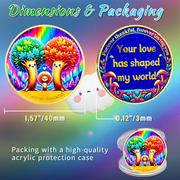 Forever Thankful Family Tree Coin