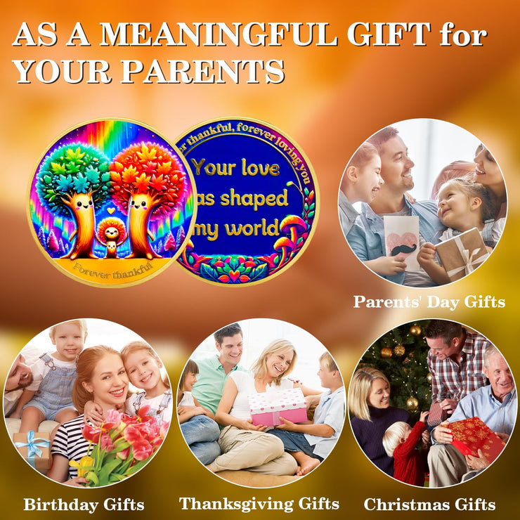 Meaningful Family Keepsake Forever Thankful Coin