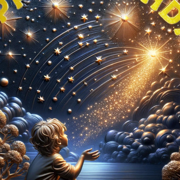 Shooting Star Wish Birthday Coin