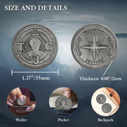 Cardinal virtues coin four virtues Stoic coin