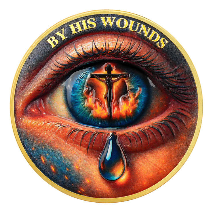 Tears of Redemption Challenge Coin Religious Coin