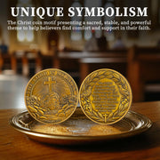 The Lord is My Rock Christian Challenge Coin