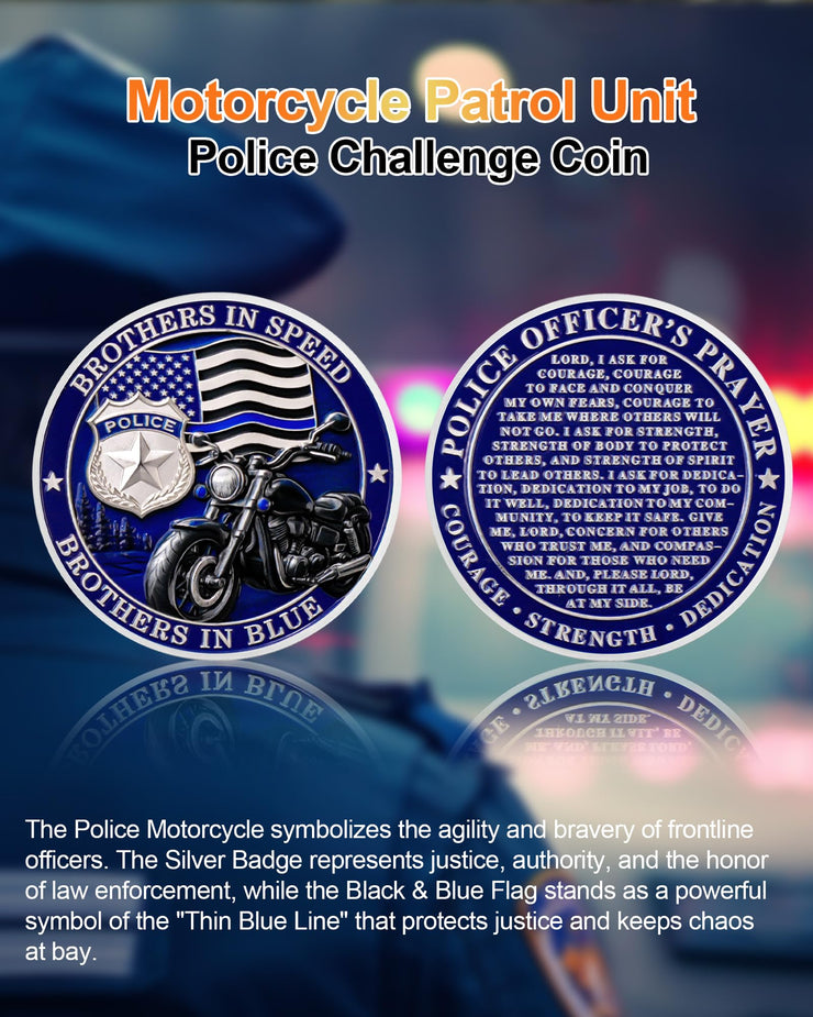 Police Challenge Coin Police Officer 'S Prayer Coins