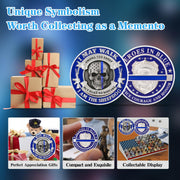 Skeleton Police Challenge Coins