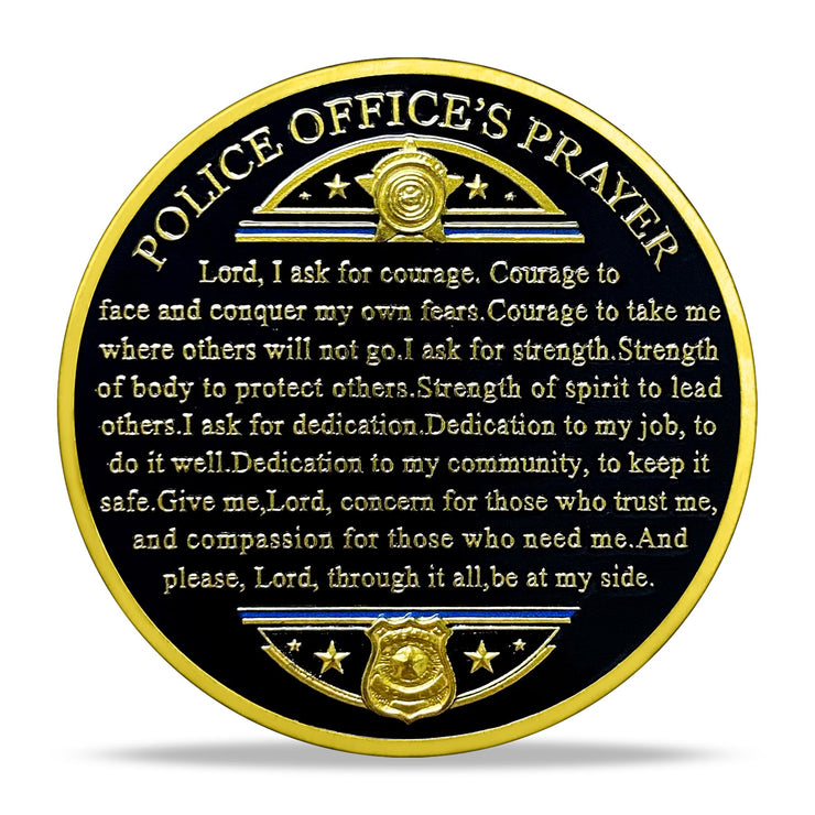 Patriotic Police Law Enforcement Valor & Duty Coin
