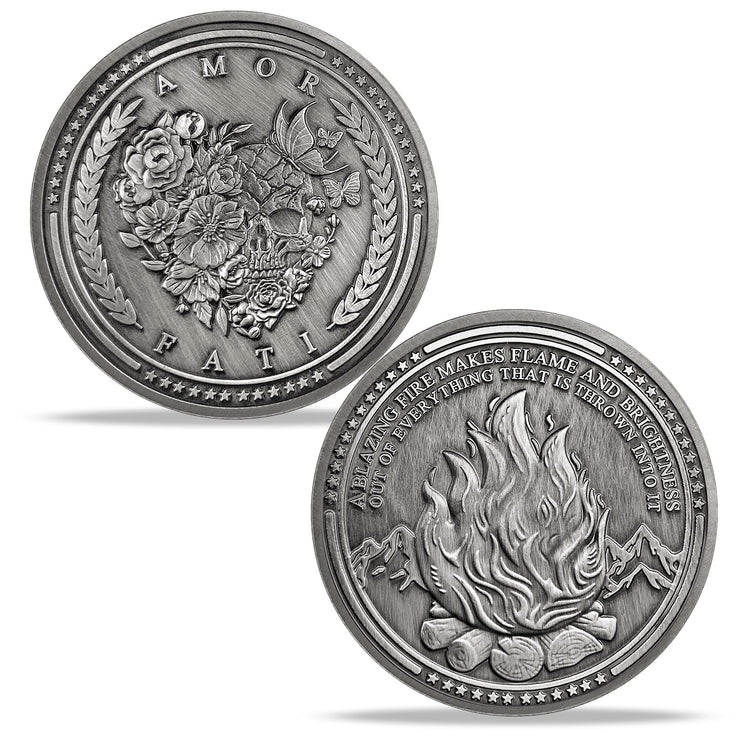 Amor Fati Coin Reminder Token Stoic Challenge Coin