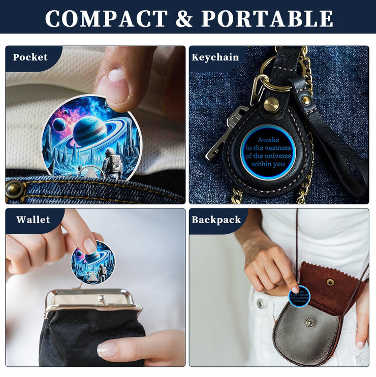 Personalized Cosmic Trek Awakening The Inner Self Recovery Sobriety Coin